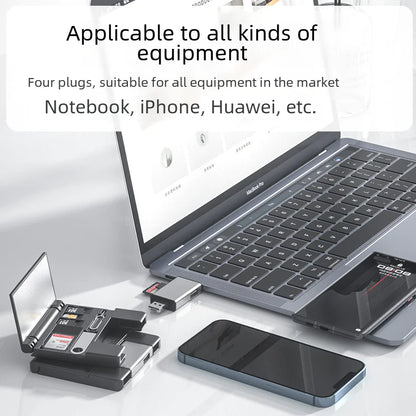 Multi-Function OTG Card Reader for Apple Devices