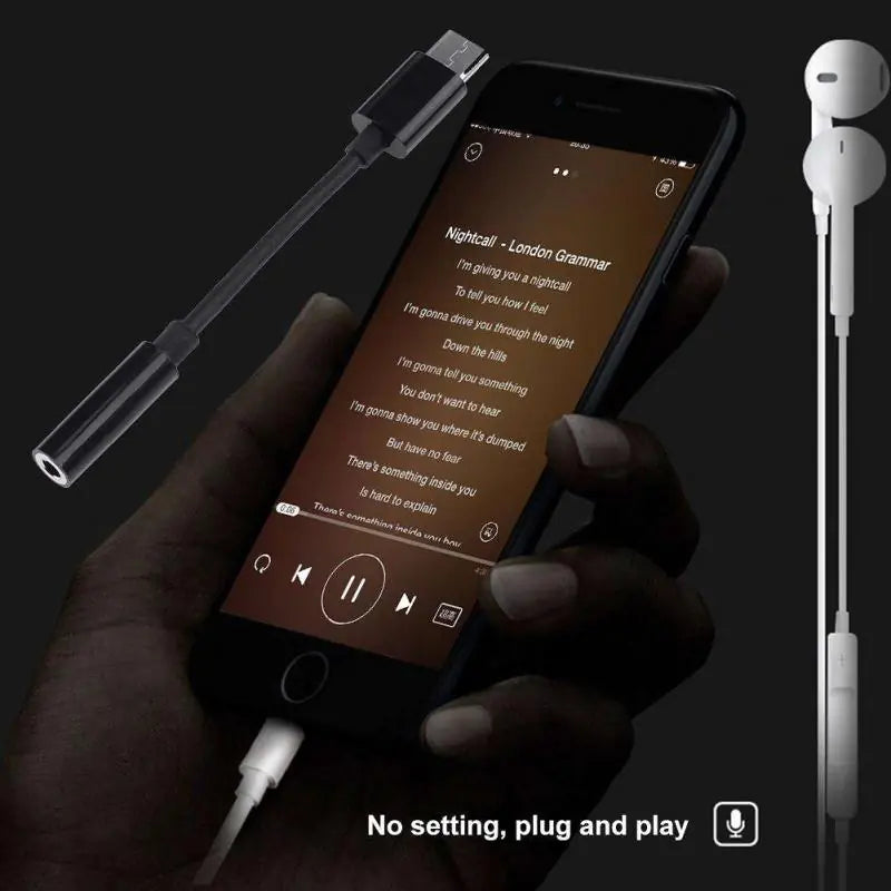 Type C to 3.5mm Headphone Adapter